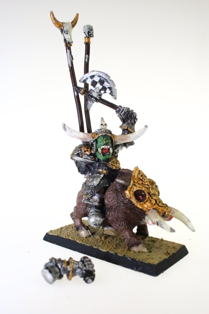 Warhammer Orc Morglum Necknapper figurka metal