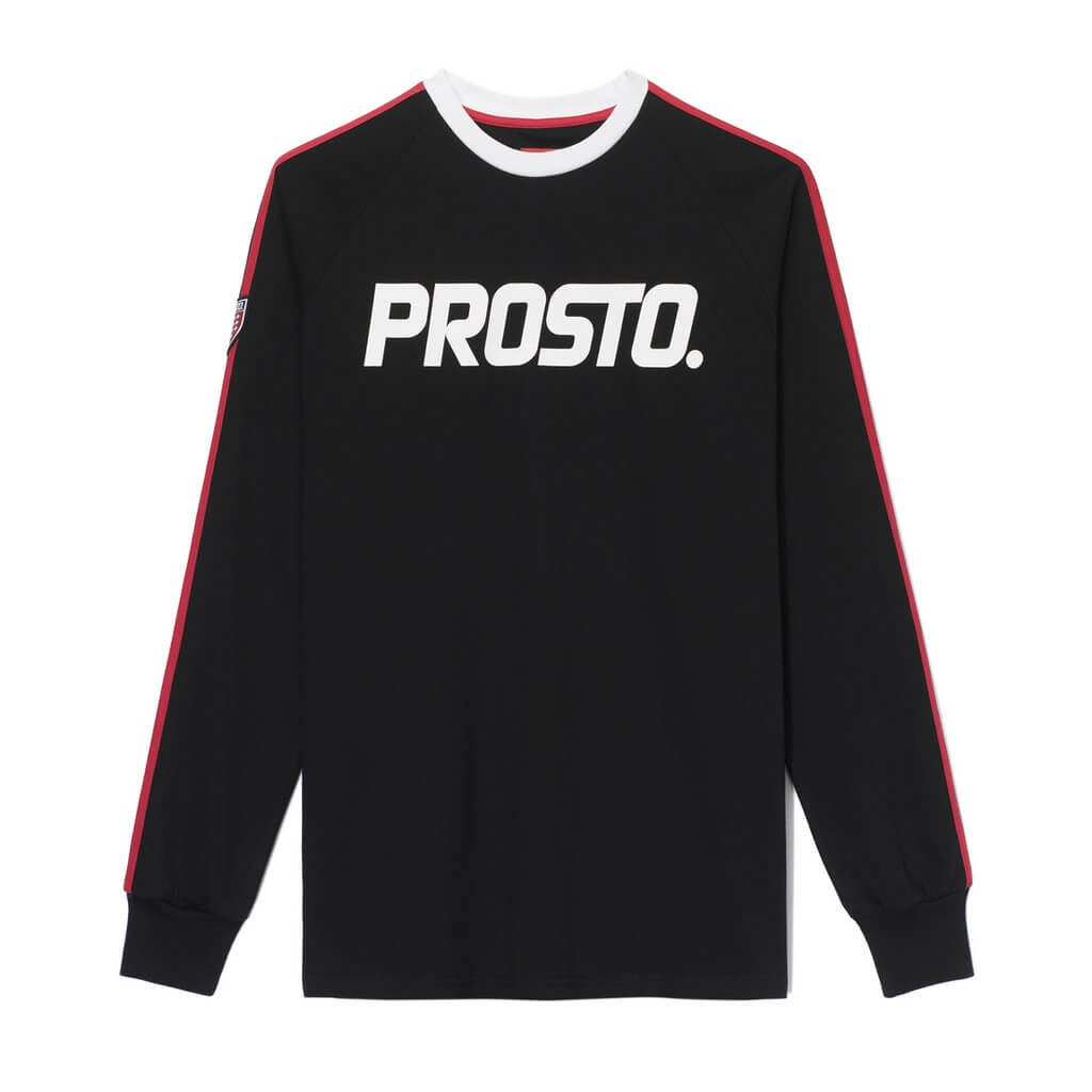 Koszulka PROSTO LONGSLEEVE Field Black XL