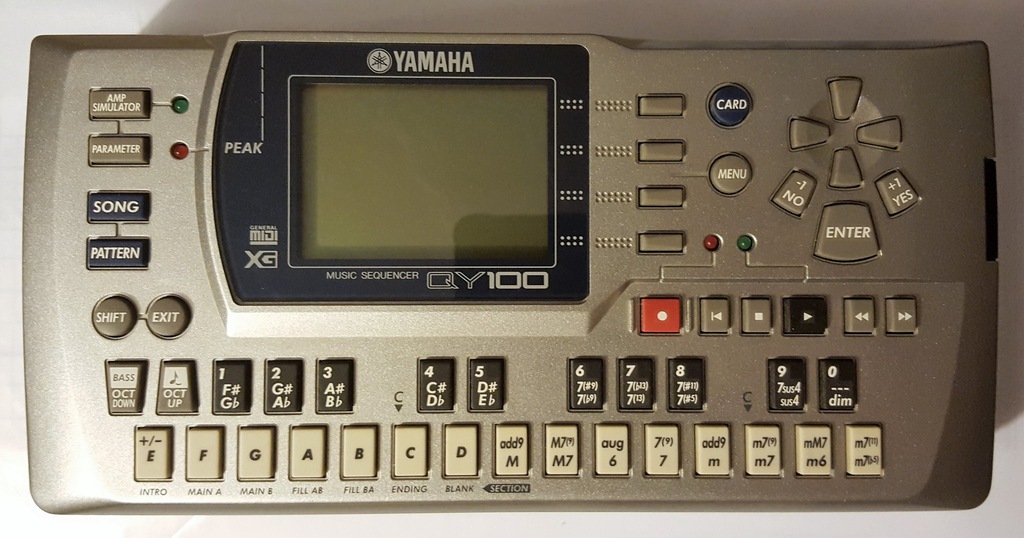 Yamaha QY100 Music Sequencer + zasilacz