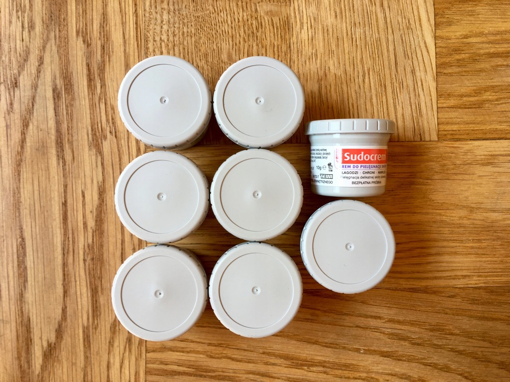 Sudocrem 8x 10g krem do pielęgnacji skóry GRATIS