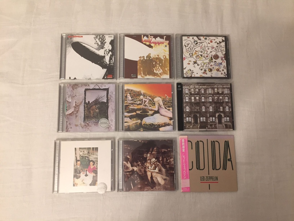Led Zeppelin CD Cała Dyskografia Prywatna Kolekcja