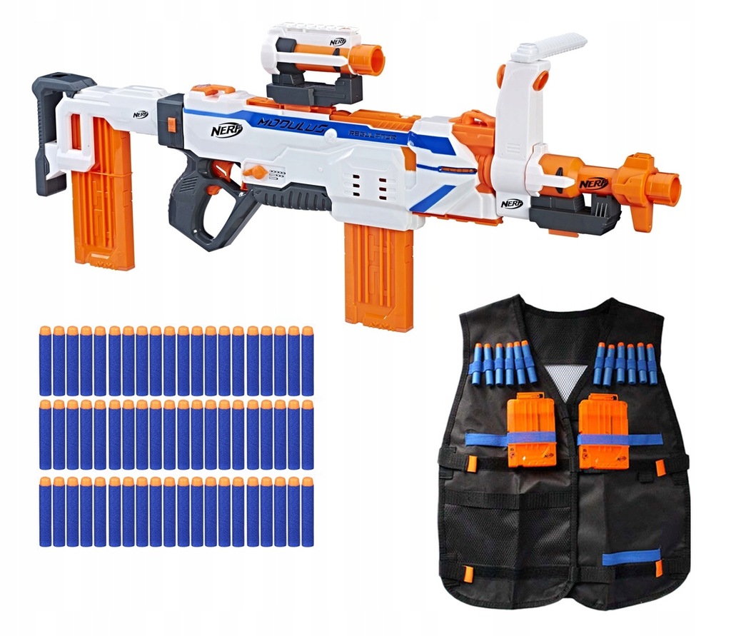 WYRZUTNIA NERF N-STRIKE MODULUS REGULATOR +DODATKI