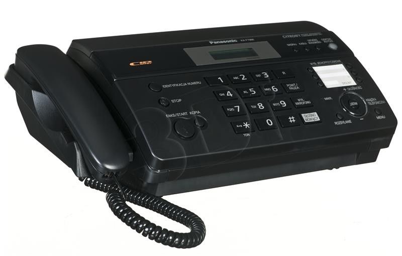 Telefon przewodowy Panasonic KX-FT986PDB ( czarny