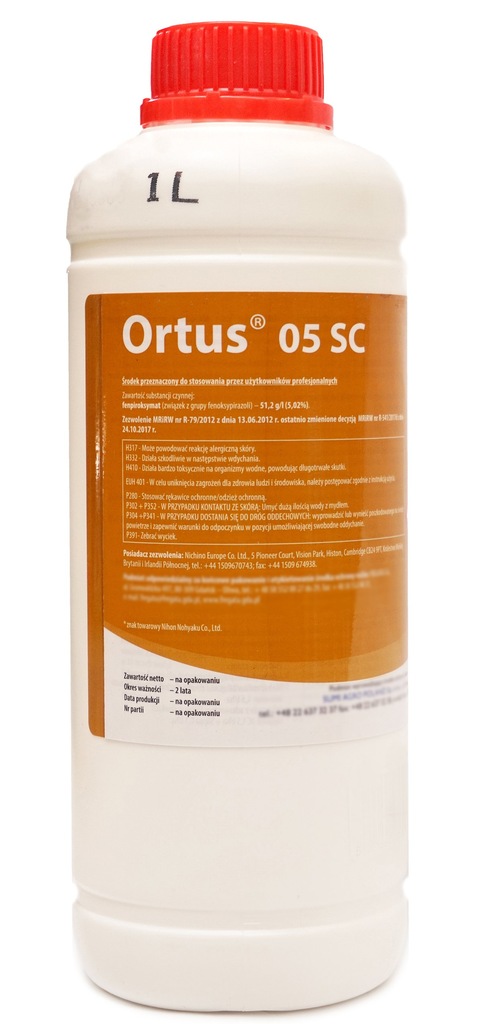 Ortus 05 SC 1L owadobójczy insektycyd przędziorek