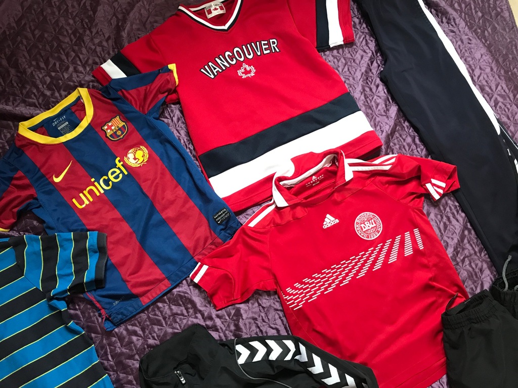 Mega paka dla chłopaka 134-158 34szt nike Hummel