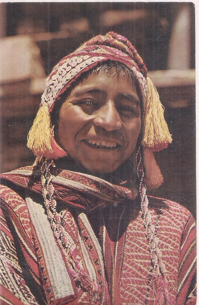 pocztówka PISAC Indianin PERU
