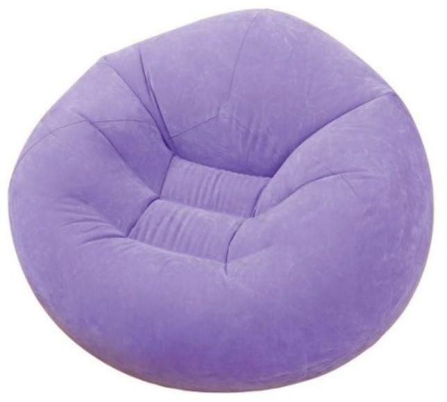 FOTEL DMUCHANY WELUROWY INTEX 68569 FIOLETOWY