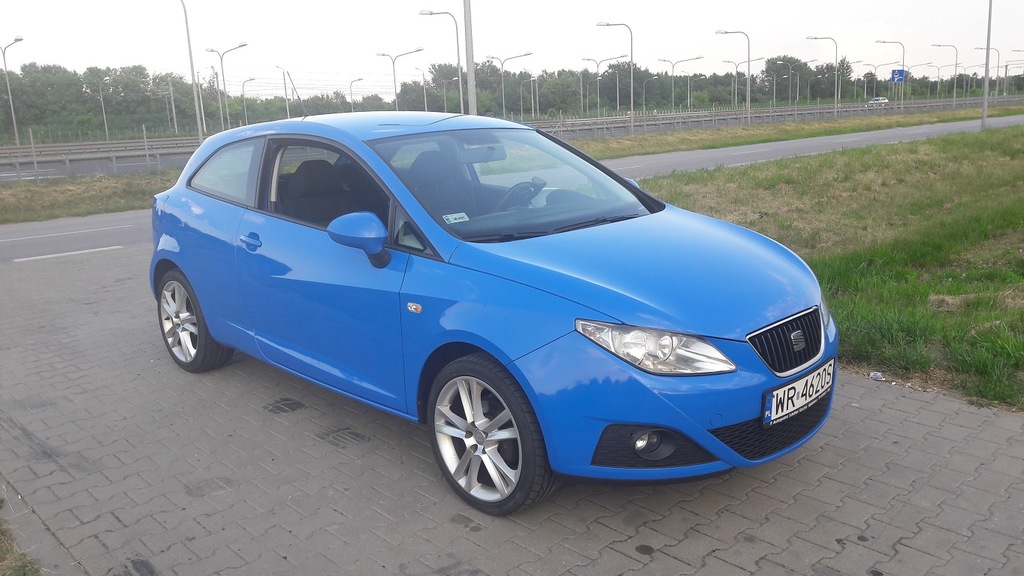 SEAT IBIZA 1.9TDI 2009r. Warszawa 3-drzwiowy