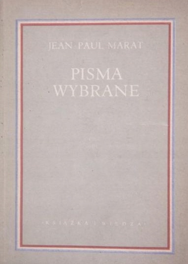 Jean Paul Marat - Pisma wybrane