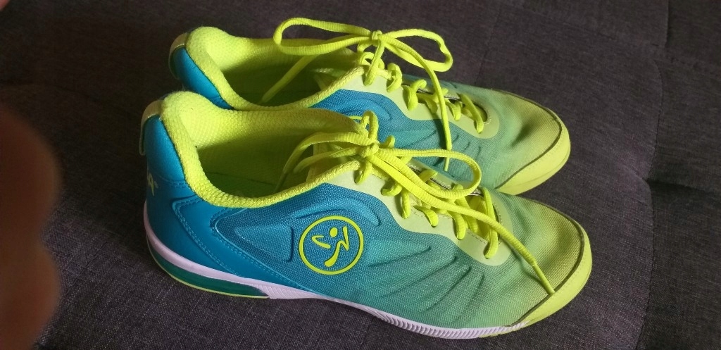 Buty Zumba taniec fitness 40,5 neonowe