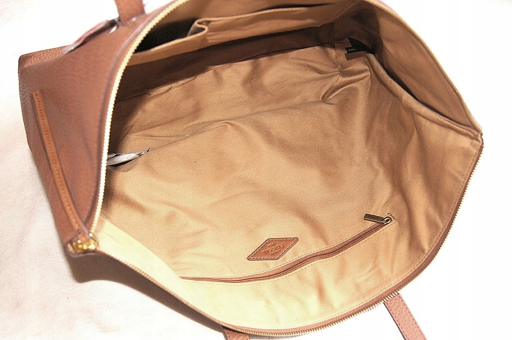 fossil jenna tote brown