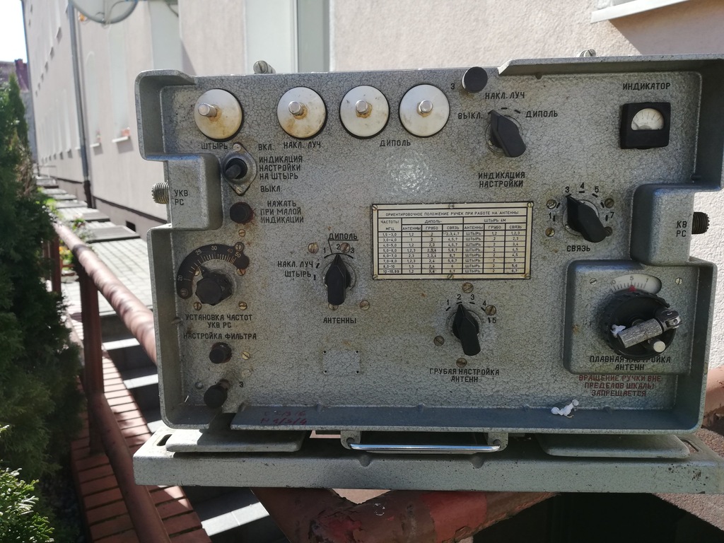 Radiostacja R-130 skrzynka antenowa