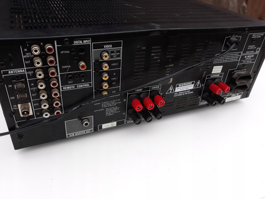 Amplituner HARMAN KARDON AVR35 RDS 7693909173 oficjalne archiwum