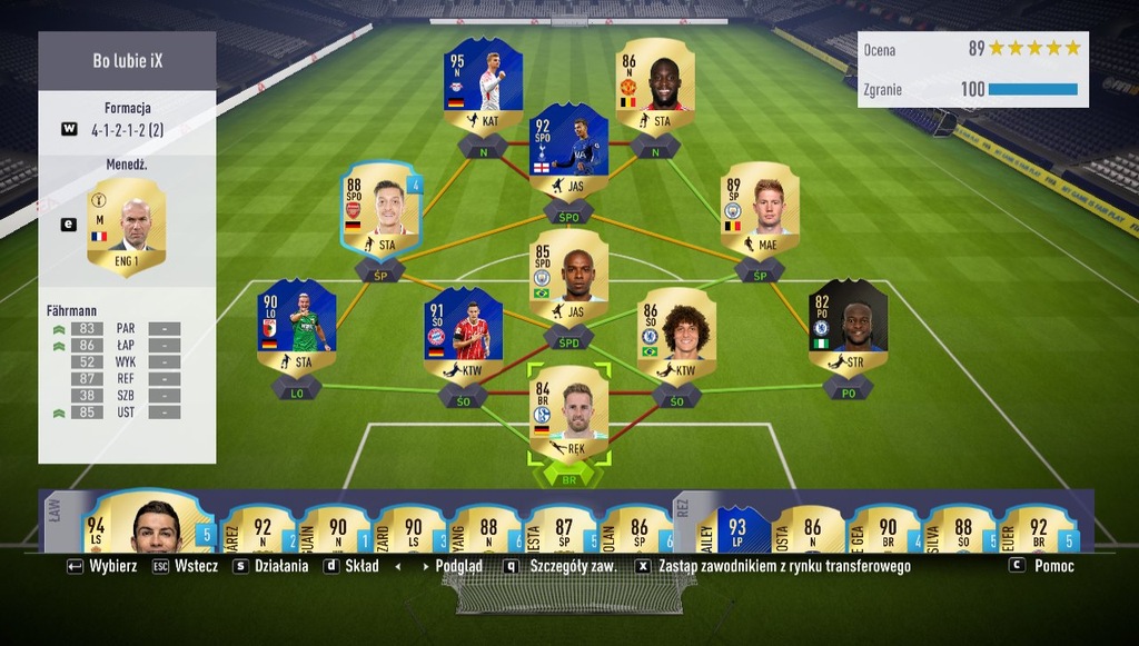 Fifa 18/17/14 PC Super skład