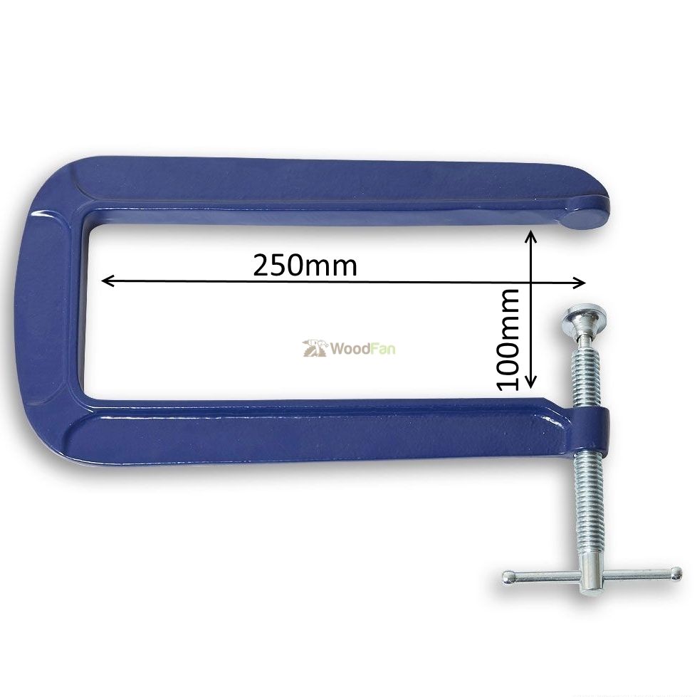 Głęboki ścisk G C głębokość 250mm zakres 100mm