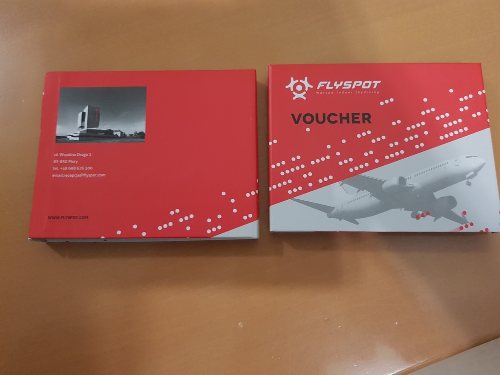 Voucher flyspot boeing 737  zestaw 2 sztuki