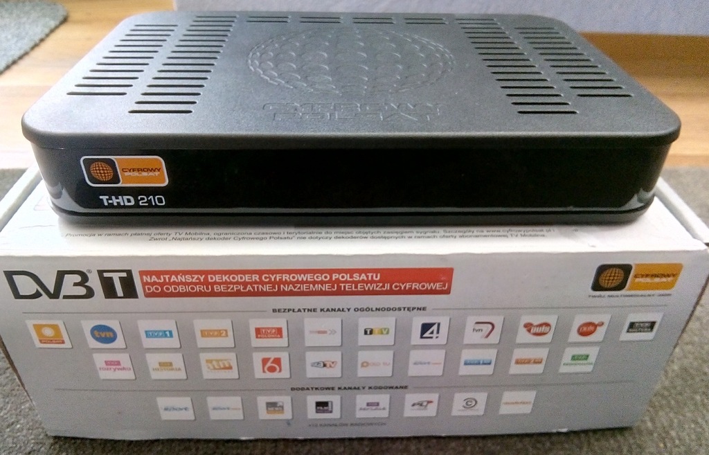 Dekoder THD 210 Cyfrowy Polsat 7254394048 oficjalne archiwum Allegro