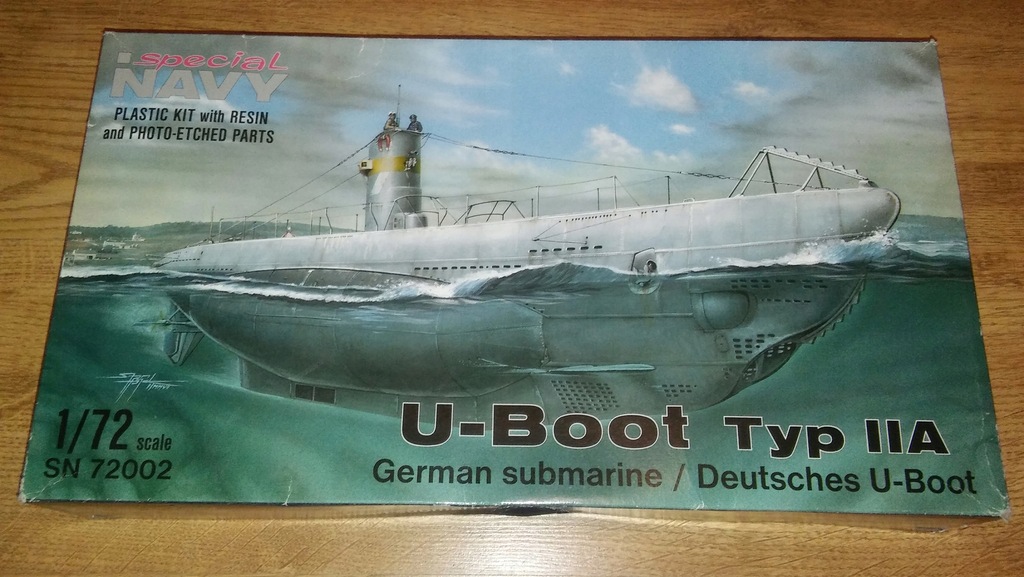 U-boot typ IIA, 1:72 - 7603847319 - oficjalne archiwum Allegro