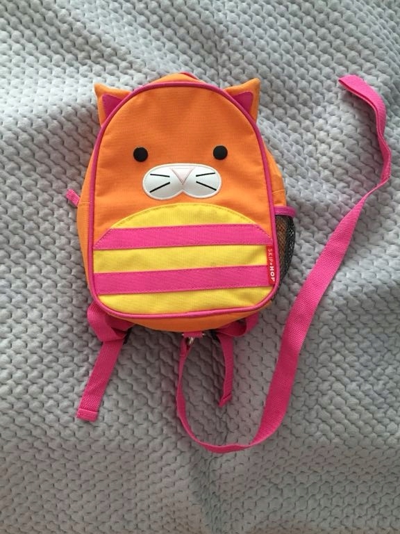SKIP HOP Plecak ze smyczą Baby Zoo Kot Kotek