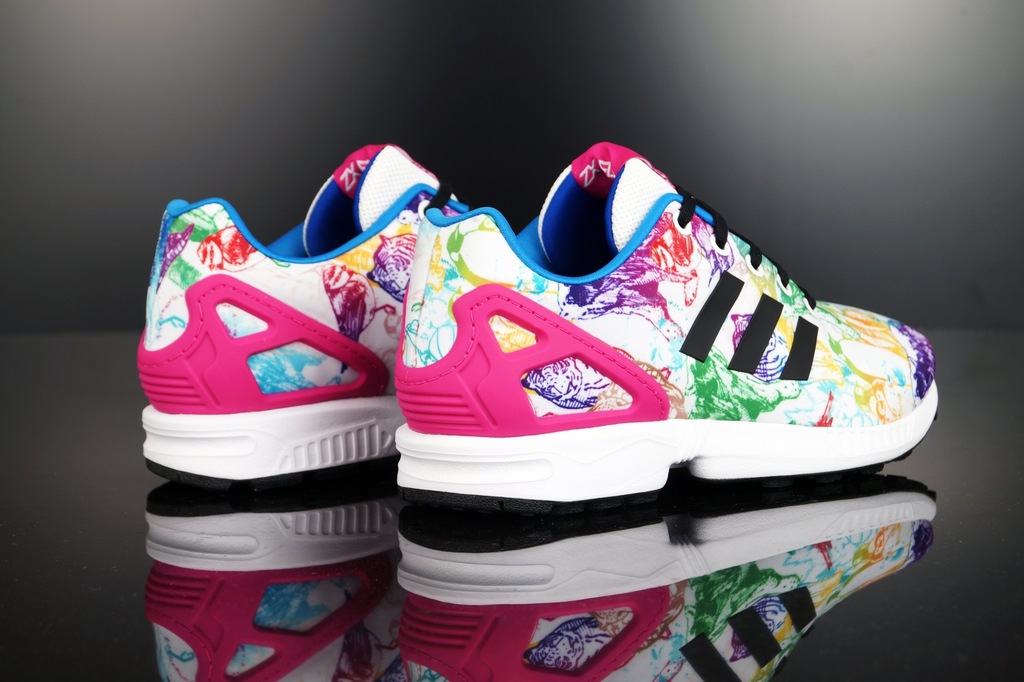 BUTY ADIDAS DAMSKIE ZX FLUX J S76285 KOLOROWE - 6829833556