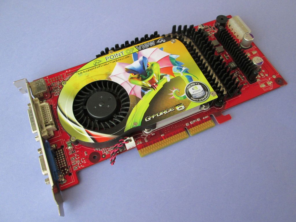 POV GeForce 6800 GS 256MB GDDR3 256-bit AGP F-Vat