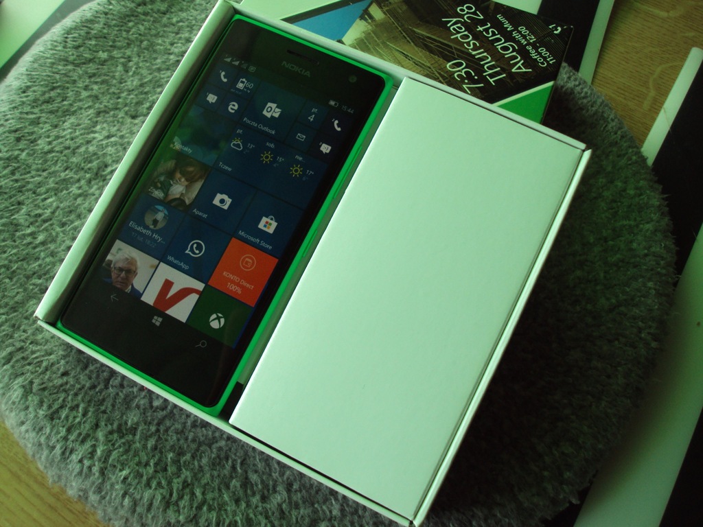 SUPER NOKIA LUMIA 730 DUAL SIM STAN EX ZIELONA B/S