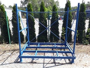 KOSZE PALETOWE METALOWE MAGAZYNOWE NADSTAWKI