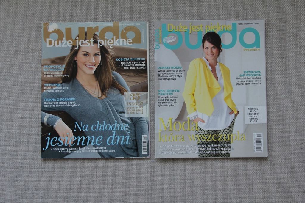 Burda 01/2014 Duże jest piękne