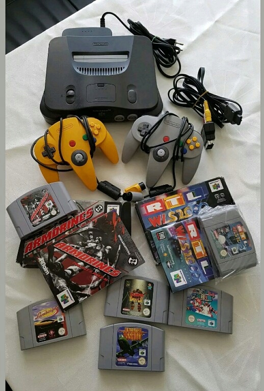 Nintendo 64 n64 6 gier super mario