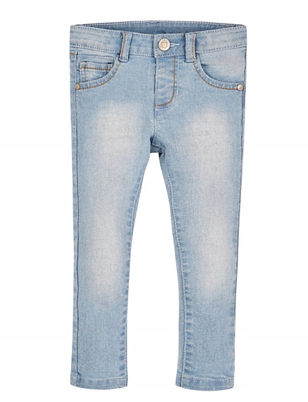 Mothercare jeansy rurki elastyczne 122