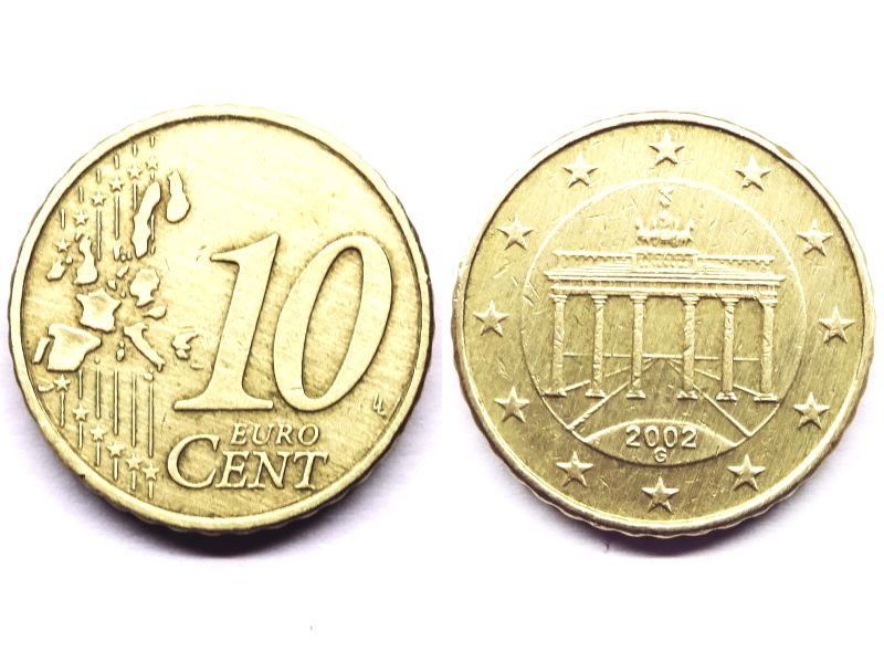NIEMCY  10 Eurocent 2002