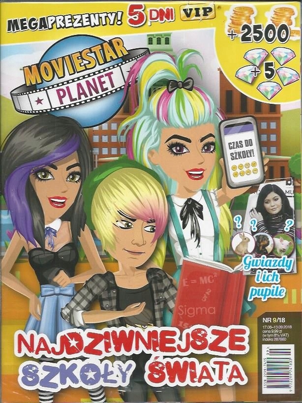 MOVIESTAR PLANET nr 9/18 + prezenty do gry: 5 dni