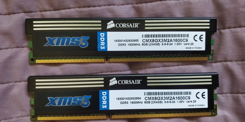 Corsair XMS3 DDR3 8GB 1600MHz 9CL