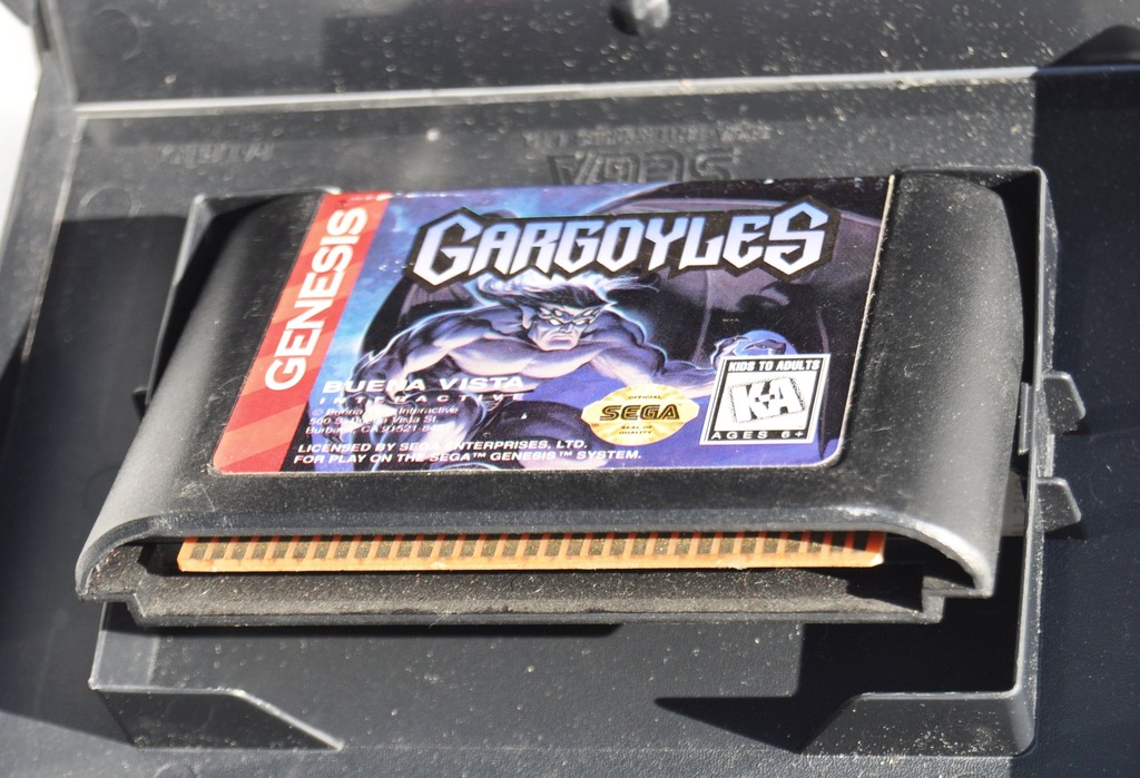 sega genesis cartridge GARGOYLES