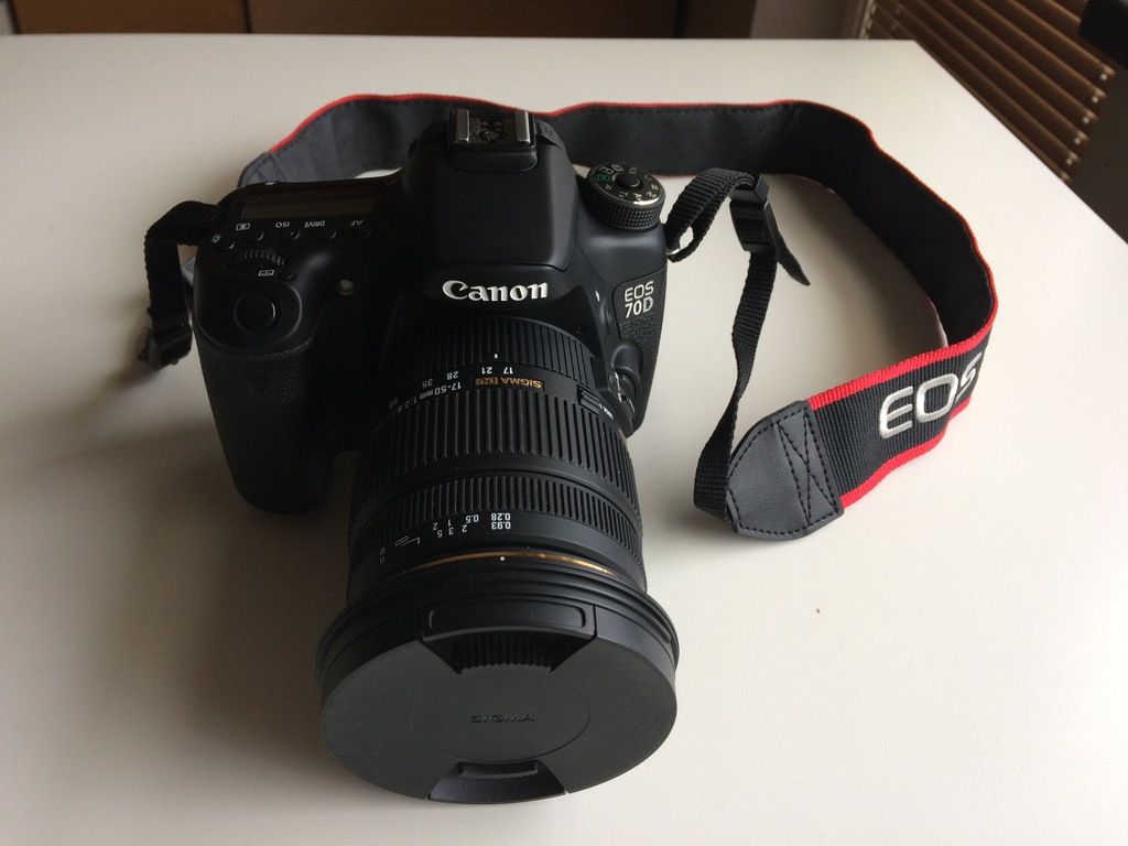 Canon EOS 70D, Sigma 17-50 F2.8 EX DC OS + dodatki - 7082443785