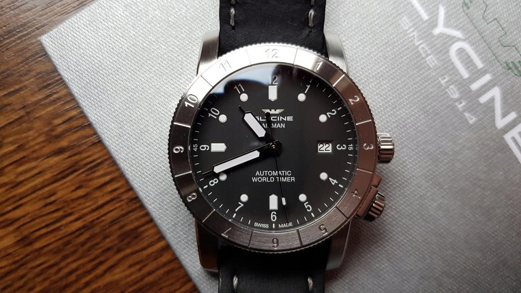 GLYCINE AIRMAN 42 DOUBLE TWELVE (GL0063) jak NOWY!