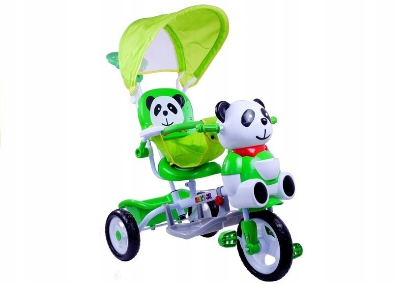 Rower Trójkołowy Panda Zielony