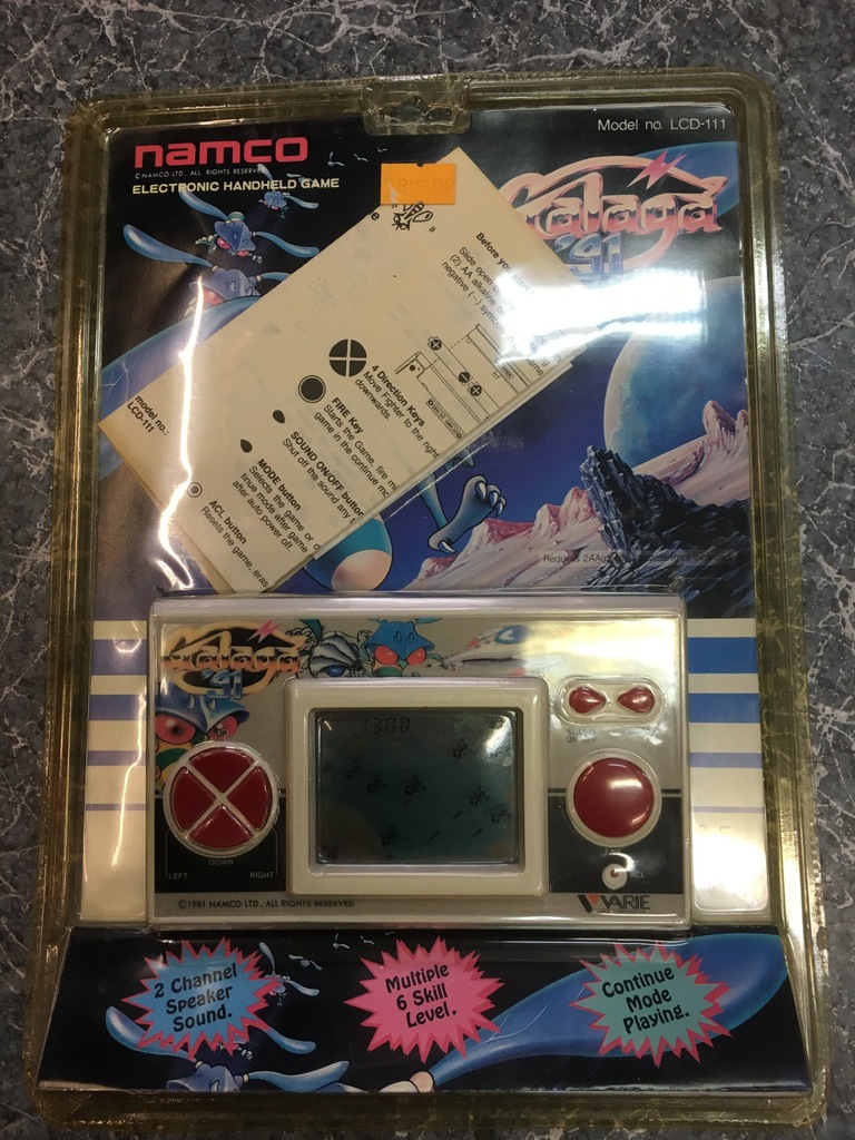 Nowa Gierka gra GALAGA NAMCO 1981r styl Game Watch