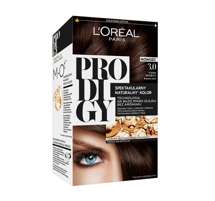 FARBA DO WŁOSÓW LOREAL PRODIGY 3.0 CIEMNY BRĄZ