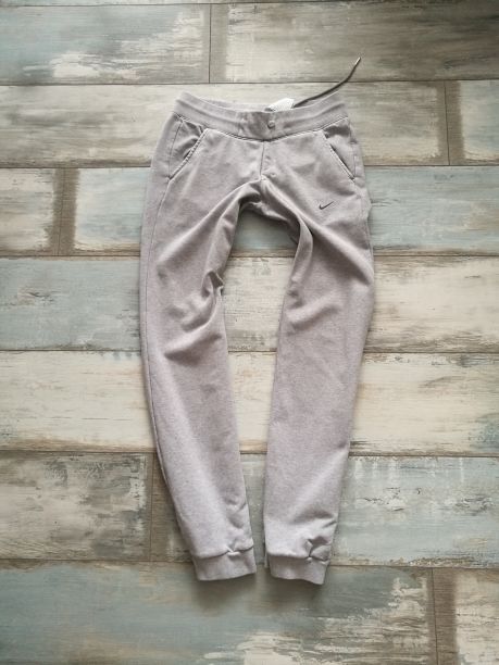 NIKE szare spodnie dresowe klasyczne baggy luźne