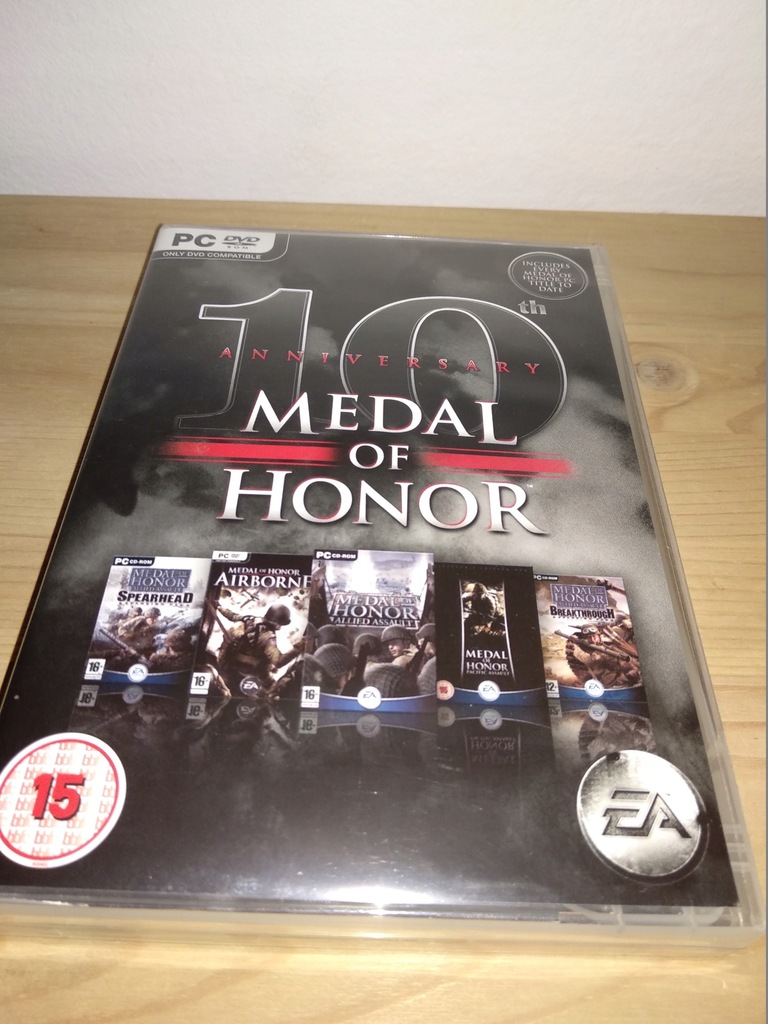 MEDAL OF HONOR 10TH ANNIVERSARY 7xCD+MUZYKA Z GRY