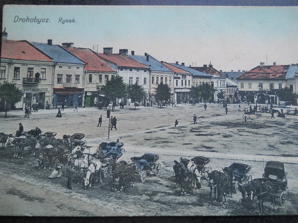Drohobycz - Rynek - feldpost - 1915 r
