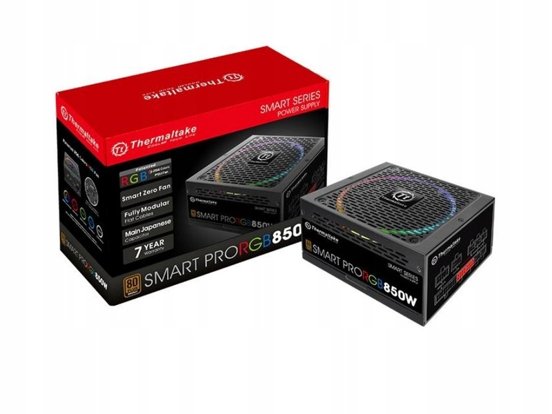 Zasilacz Thermaltake Smart Pro RGB 850W Modularny