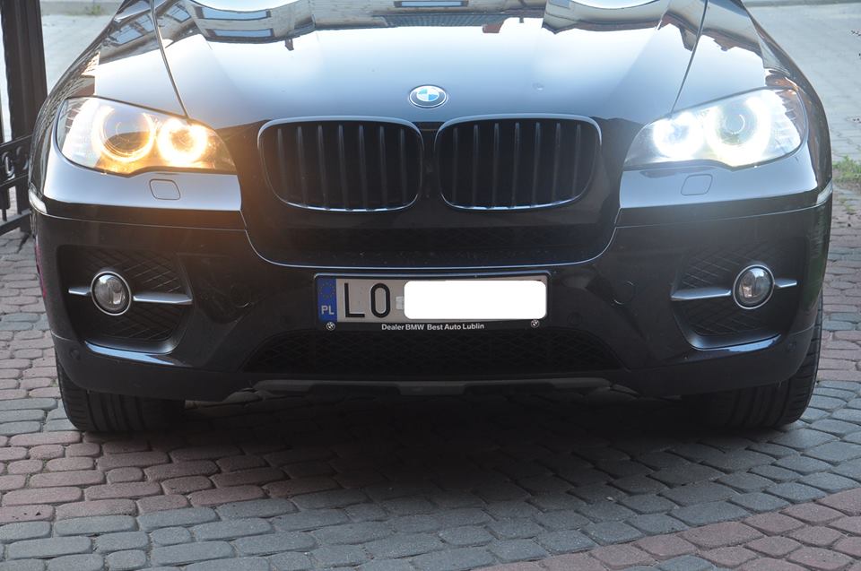 BMW E60 E70 X6 E92 RINGI LED lampy przód MARKERY