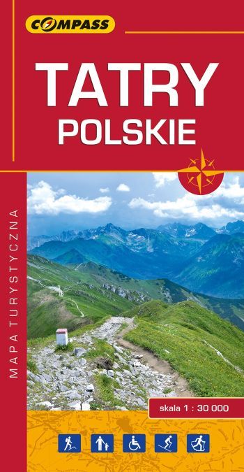 TATRY POLSKIE MAPA TURYSTYCZNA COMPASS 1:30 000