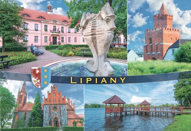 LIPIANY - BASZTA i KOŚCIÓŁ + HERB - 2018R