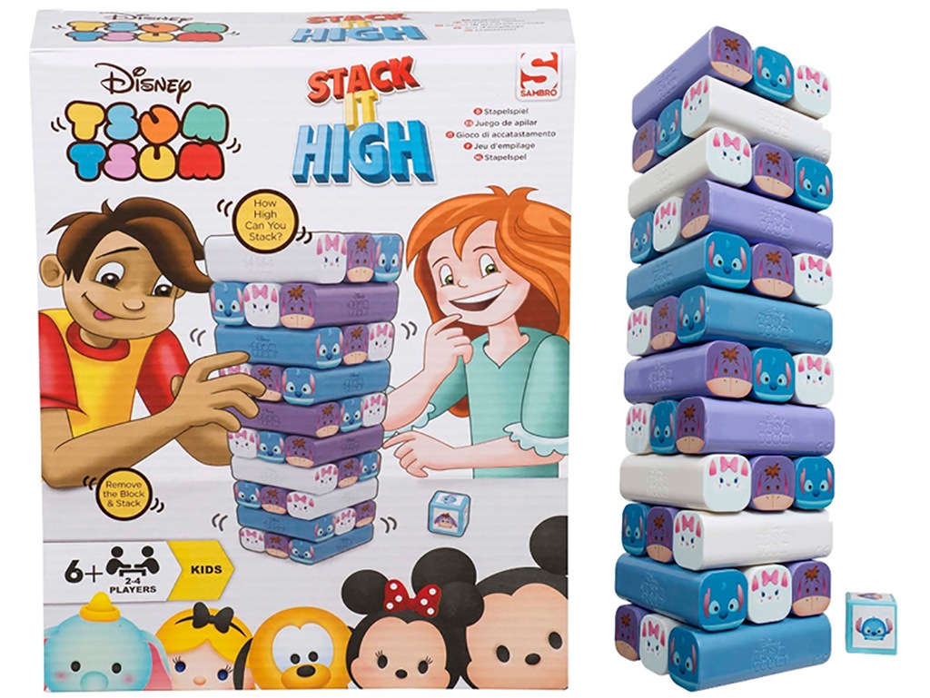 JENGA GRA ZRĘCZNOŚCIOWA TSUM TSUM DISNEY Klocki