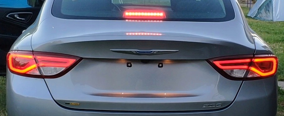Lampy tył Chrysler 200c USA EU, LED, przeróbka