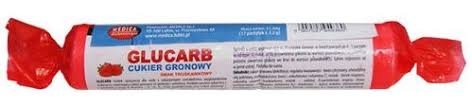 GLUCARB CUKIER GRONOWY. CUKRZYCA HIPOGLIKEMIA