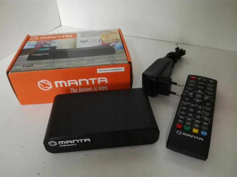 DEKODER DVB-T/T2 MANTA DVBT06SXT2